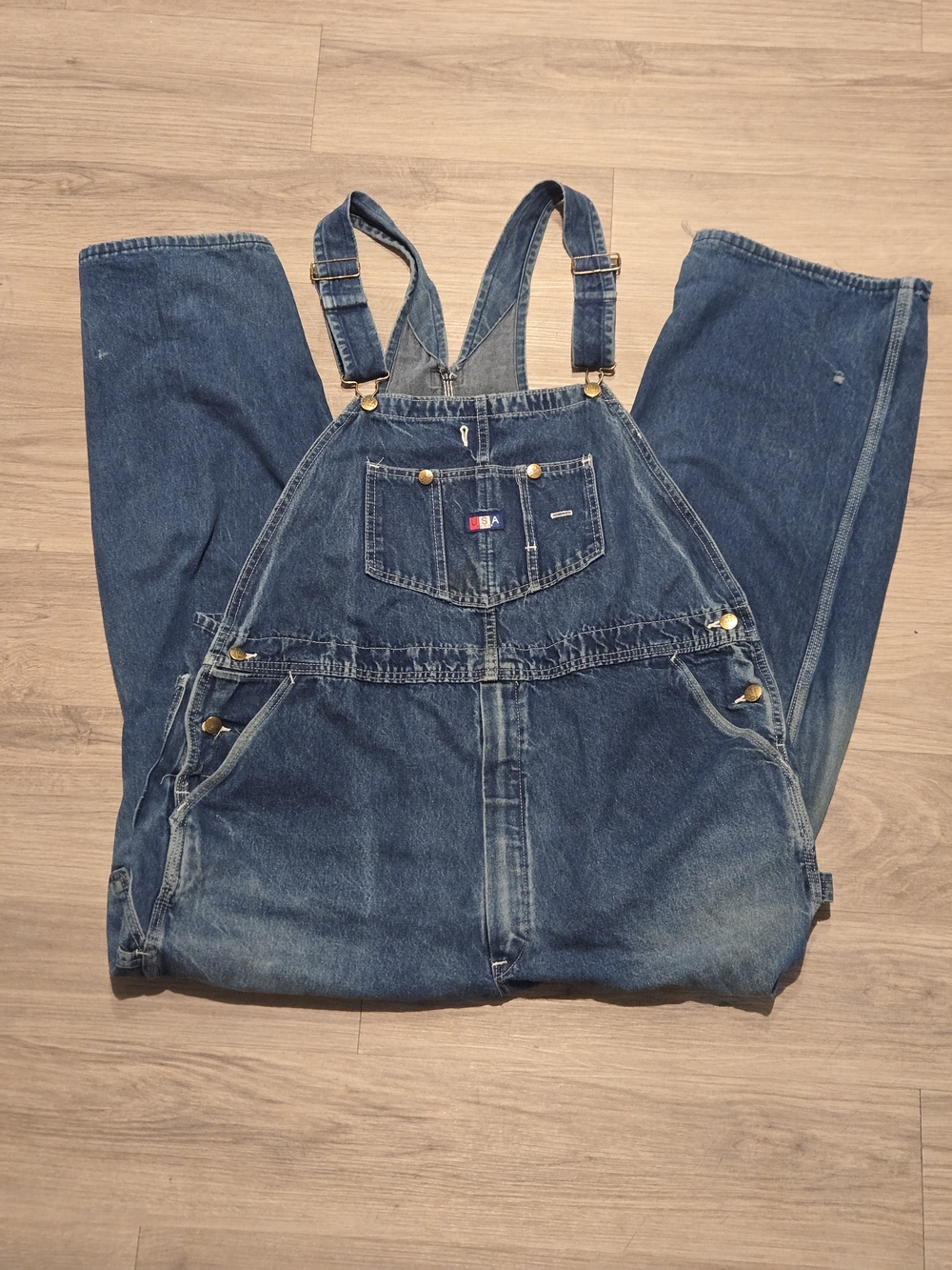 Classic Blue Denim Overalls